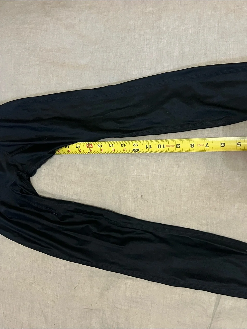 Nike Men’s Black Swim Leggings with Red Waistband